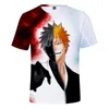 Men039s Camisetas Verano Japonés Anime Impresión Bleach 3d Camisetas Traje Hombres Mujeres Camiseta Manga Corta Oneck Hombre Camiseta To8785312