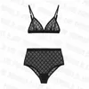 Ensemble de soutien-gorge et culotte en dentelle de luxe pour femmes, sous-vêtements fins et fins, de marque, en Tulle brodé, Lingerie de plage, culotte d'été