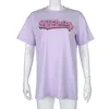 Iamhotty Harajuku carta de impressão básica sólida tops grandes mulheres mangas curtas casuais rua alta camiseta femme coreano vintage Tee 210311