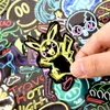 Car sticker 10 50pcs Cool Neon Stickers for Laptop Luggage Phone Cases Water Bottles Car Kids Gift Funny Cartoon Vinyl Sticker Sty253u