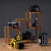 Pomysły Kamera Mini bloki Zestawy Retro Cyfrowe Kamery Kolekcjoner Model Bloki Bloki Moc Cegły Dla Dzieci Chłopcy Zabawki Urodzinowe Prezenty 210830