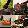 One Piece BBQ Gloves High Temperature Resistance Oven MittsDegrees Fireproof Barbecue Heat Insulation Microwave
