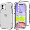 Voor iPhone 12 Case Hybrid 3in1 Zachte TPU Harde PC Full-Body Protection Phone Case voor iPhone 12 Pro Max