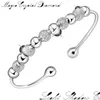 Bracelet exquis neuf perles de transfert bracelets plaqués argent pour femmes tempérament Bracelet fêtes de mode bijoux cadeaux