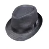 Frauen Panama Strohhüte Fedora Geizige Krempe Hüte Weiche Hut Für Unisex 8 Farben Sommer Sonne Strand Kappen Leinen Jazz hüte 483 Y2