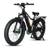 Fat Bike Electric Bicycle 750W 48V Two Wheels Electric-Bicycles 16AH Removable Battery 26 Inch S11 Electric Off Road eBike