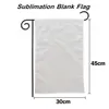 30 * 45 cm Sublimation Drapeau Blanc Double Face Transfert De Chaleur Jardin Bannière DIY Trump Drapeaux Décor Home Party Supplies T2I52189