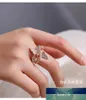 Crystal Butterfly Ring Index vinger Revisable ringen voor vrouwen sieraden goud rose goud zilver kleur ring sieraden anel anillos fabriek prijs expert ontwerpkwaliteit