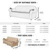 Wodoodporna sofa Protector Jacquard Solidne drukowane pokrowce do salonu Kanapa Corner Slipcover L Shape 211116