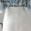 Pileli-Etekler JK Üniforma Kore Japonya Yüksek Bel Tiki tarzı Okul Kadınlar Mini Artı Boyutu Katı Beyaz Femme 210601