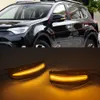 2pcs Blinker Dynamique LED Turn Signal Signal Lampe de miroir arrière pour Toyota Rav4 XA40 Noah R80 4Runner 2015 2016 2017 2018