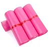 25 * 35 cm (20 * 30 + 5cm) Hot Pink Courier Bag Multifunctionele Verpakking Materiaal Verzendzakken Zelfzegel Mailbag Plastic Poly Mailing Envelop Tassen