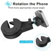 Magnetischer Autotelefonhalter-Haken für die Kopfstütze des Rücksitzes, 360-Grad-Drehung, universeller iPhone-Ständer für Handys und Tablets