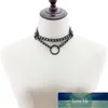 KMVEXO Sexy Czarny Łańcuch Naszyjniki Dla Kobiet Mężczyźni Gothic Punk Oświadczenie Choker Naszyjnik Cosplay Anime Harajuku Street Jewelry 2019