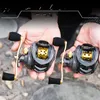 6.3 : 1 Baitcast Fishing Reel 13 베어링 대용량 가벼운 왼손잡이 오른 손잡이 미끼 주조 휠 도구 T191015 176 x2