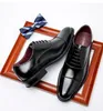 2022 Nya Mäns Klänning Läder Skor Företag Skor Läder Gentleman Singel Loafers Brown Black
