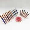 Colored self adhesive eyeliner for mink lashes quick dry long lasting lash glue pen eyes makeup tools pink green blue liner9009515