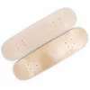 Llegada DIY Skateboard 31*8 pulgadas en blanco Skateboard Deck Skate Boarddouble cóncavo Kick Decks Deskorolka parte SC157 30 Z2