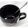 Tazze Tazza da caffè Amici Programma televisivo Central Perk Tazza da cappuccino Kawaii Colazione carina Bicchieri in ceramica di grandi dimensioni156T