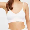 Soutien-gorge en coton sexy U sans dos ultra mince sans fil sans couture coupe douce bralette gilet sous-vêtements femmes invisible lingerie confortable XL 211110