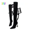 Les bas d'hiver étirent de nouvelles bottes sexy chaussettes de la mode féminine hautes talons de fête à la cuisse xl 35-42 376 78