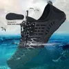 2021 Scarpe da scoglio da uomo Sneakers a piedi nudi Sandali da spiaggia all'aperto Palestra a monte Aqua Scarpe Quick-Dry River Sea Diving Nuoto taglia 46 Y0714