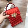 2022 Evening Bags New Jelly Pvc Mobile Phone Chain, Mini Square Small Bag, Zero Wallet