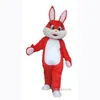 Festival dres branco e vermelho coelho mascote trajes carnaval hallowen presentes unisex adultos fancy partido partido jogos outfit feriado celebração cartoon personagem outfits