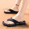 Men Slippers Shoes Big Size Fashion Massage Summer Water Male Sandals High Quality Flat Beach Shoe Non-slip Mens Flip Flop