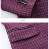 Oversized Blazer Women Formal Suits Office Lady Novelty Plaid Double Breasted OL Casual Blazers Autumn Spring Business Pantsuits 210527