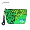 Jackherelook Polynesian Tribal Plumeria Fashion Womens Cosmetic Bags Girls Exquisite Makeup Bag