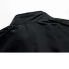 Aiopeson秋冬男性のウインドブレーカージャケットスポーツカジュアルビジネスソリッドシンプルなスリムフィットSジャケット服210928