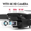 새로운 E525 드론 4K HD 듀얼 렌즈 미니 드론 WiFi 1080p 실시간 변속기 FPV 드론 듀얼 카메라 접이식 RC 쿼드 콥터 선물 장난감