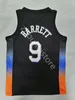 MENS CITY R.J. 9 Maglie da basket Barrett Julius 30 Randle Derrick 4 Rose Jersey Retro Patrick 33 Ewing Walt 10 Frazier Sti