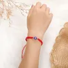 Злой турецкий глаз рука плетеная веревка цепь красная нить струна браслет женщины мужчины 2021 шарм счастливые регулируемые браслеты ювелирные изделия дружбы