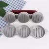 Hoge kwaliteit pluimvee gereedschap drie rasters ronde vorm non-stick coating hamburger aluminiumlegering hamburgers vlees rundvlees grill seay rrf11902