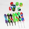 Silicone Smoking Pipe Travel Tobacco Pipes Spoon Cigarette Tubes Glass Bong Dry Herb Accessories titanium tips