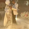 Abiti da sposa a sirena africana della Nigeria taglie forti con abito da sposa musulmano con fodera in pizzo staccabile a maniche lunghe