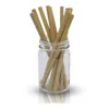 100% natural palha de bambu 23cm Reutilizável palha bebendo eco-amigável bebidas canudos escova de limpeza para festa casamento bar