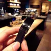 Wristwatches rubber watchband carbon fiber bezel hollow dial folding buckle Multifunctional quartz movement whole and retail255i