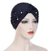 Czapka czapki/czaszki czapki Kobiety frezowanie Indie Hat muzułmański rufla rak chemo czapka czapka Turban Turban Cap na swobodny SCOT22
