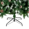 Garden Decorations Christmas Tree 7FT 1350 Branch Flocking Spray White Tree Plus Pine Cone (YJ)