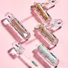 4ml Puste ABS Clear Crystal LipstickTubes Lip Glaze Butelka Wand Tube Kobiety Dziewczyny Uroda Makijaż Narzędzie DIY Próbki Fiolki