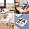 Laptop Stand,Portable Adjustable Tablet Computer Stand,Aluminum Alloy Folding Laptop Stand Compatible MacBook Air Pro,More 10-15.6"Laptops & Tablet(Space Silver)