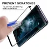 Case Friendly Temperat Glass 3D Curved No Pop Up Skärmskydd för Samsung Galaxy Note 20 Ultra 10 9 8 S7 Edge S8 S9 S10 S20 S21 Plus med Retail Box