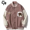 Giacche men039s hip hop varsity uomini donne pelose ricamo da ricamo unisex cappotti da baseball unisex streewear 2021fw bomber ja5909015