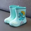 Buty Kids Rain Baby Baby Water Shoes All Seasons Girls Rainboots Dzieci Wodoodporne Chłopcy Cartoon Boot Spring Lato cienki
