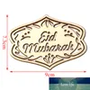 10 sztuk / paczka DIY Eid Mubarak ozdoby Drewniane Wisiorki Hollow Crafts Ramadan Decor