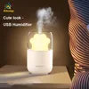 Humidificateur veilleuse 300ml USB diffuseur à ultrasons griffe de chat humidificateurs Cool brumisateur pour bureau de travail chambre d'hôtel