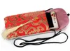 Rektangel Kinesisk stil Handgjorda Silk Brocade Lucky Tassel Smycken Påse Samlade Pärlor Gåvor Bags 17x9cm